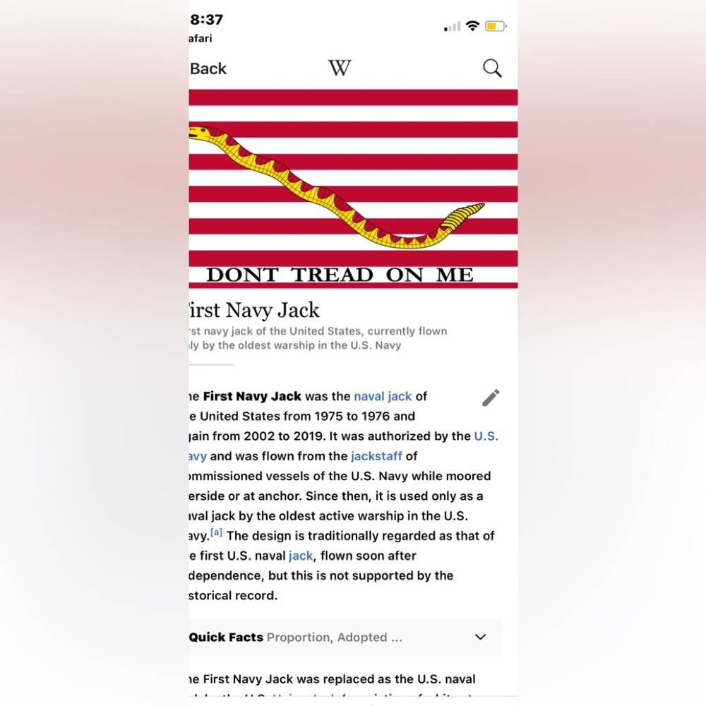 3x5FT Flag - First Navy Jack - Picture 5 of 5
